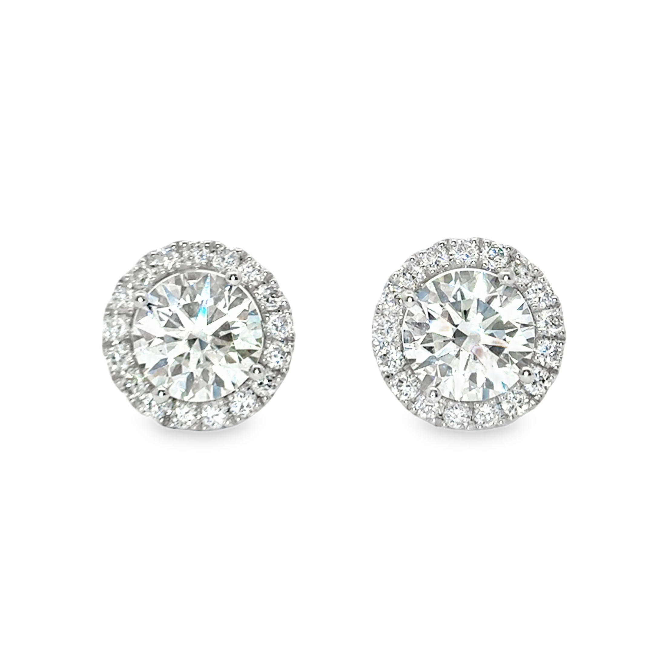 Luxury Halo Earrings [Setting Only] - LE303S