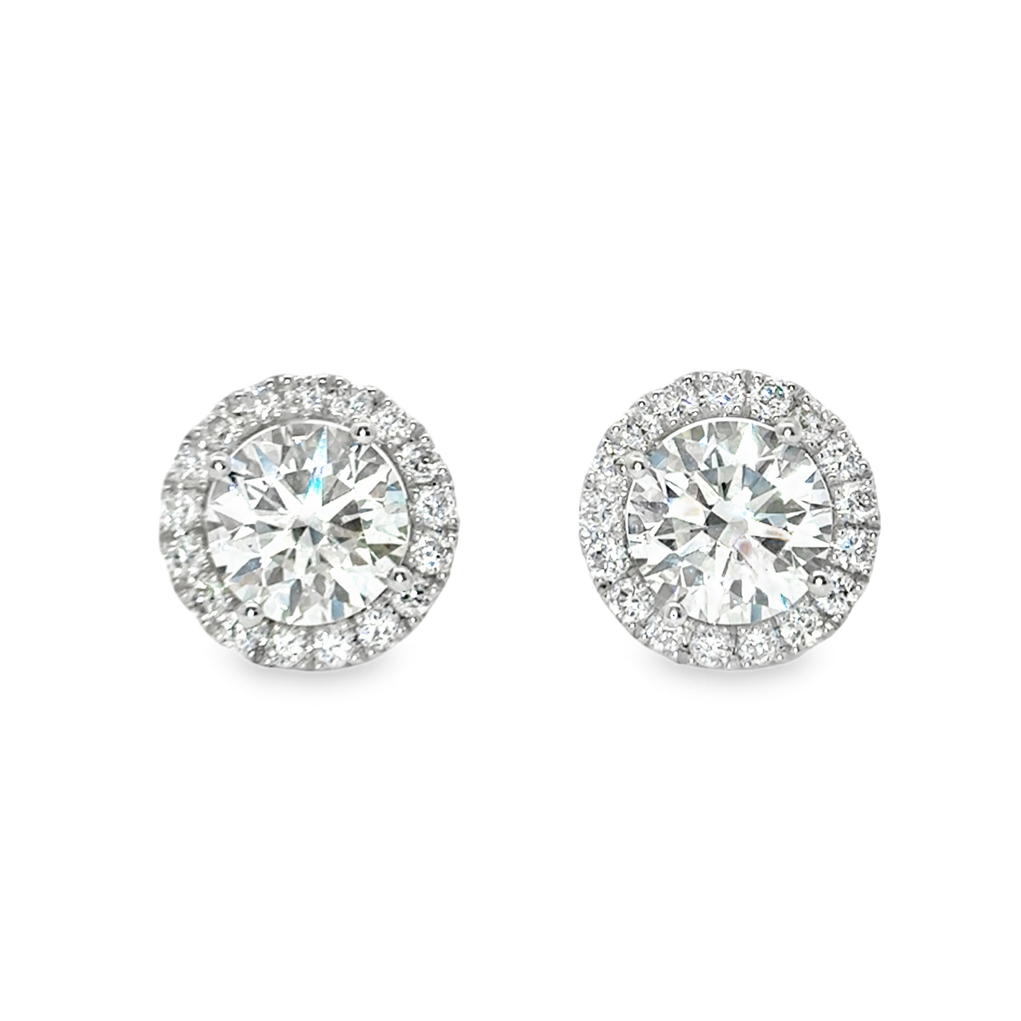 Luxury Halo Earrings [Setting Only] - LE303S