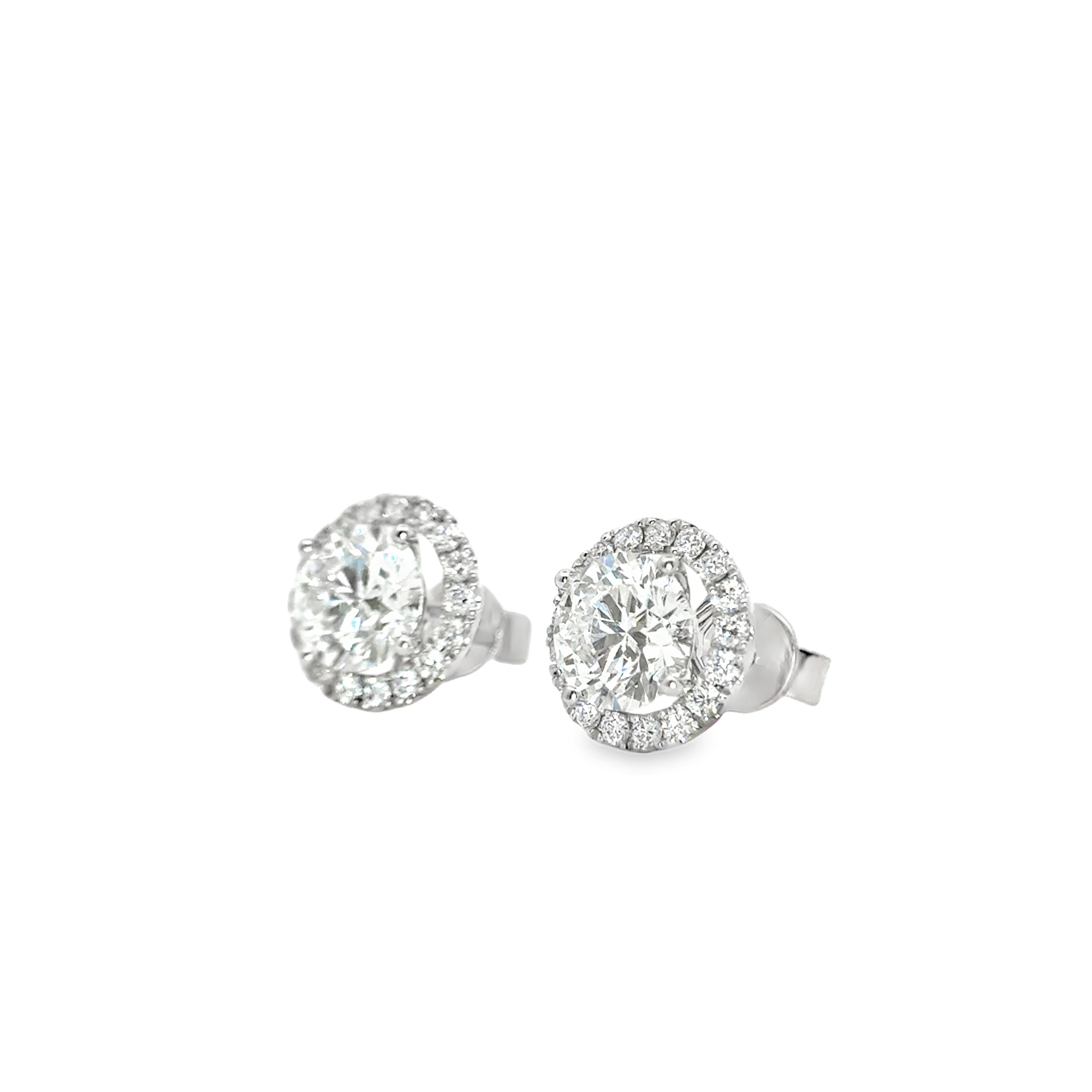 Luxury Halo Earrings [Setting Only] - LE303S