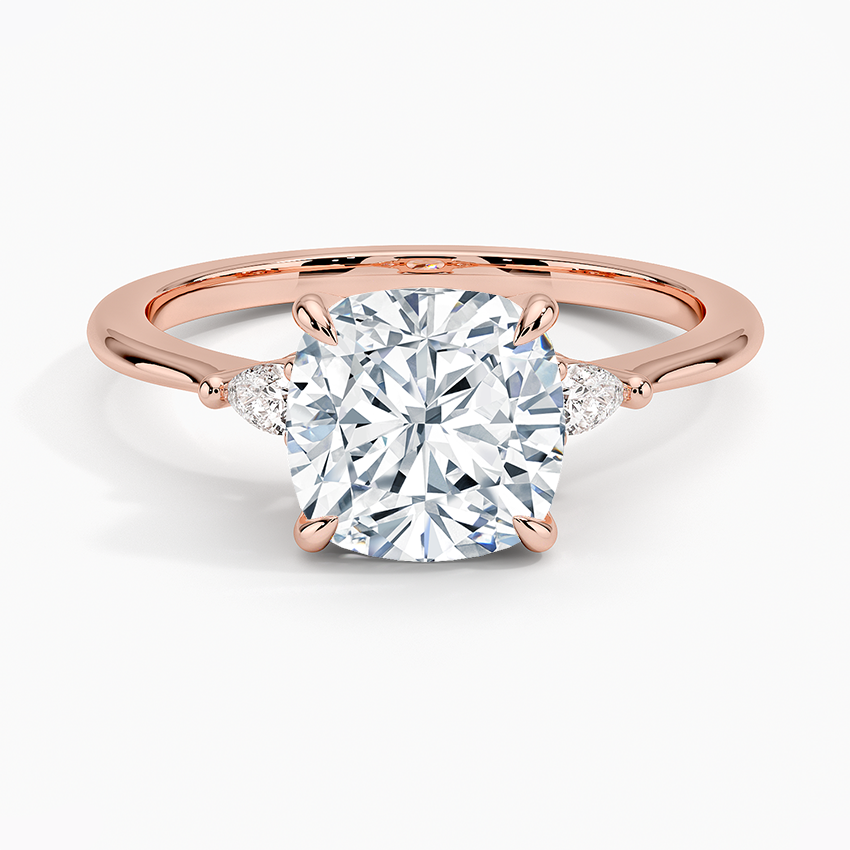 Aria Three Stone Diamond Engagement Ring  [Setting Only] - EC116