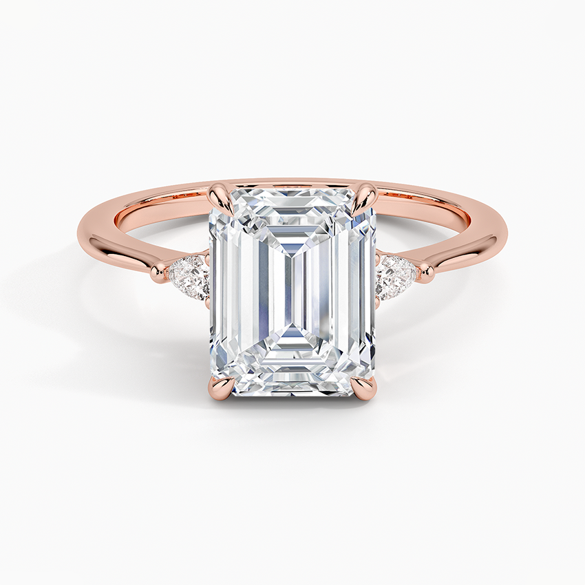 Aria Three Stone Diamond Engagement Ring  [Setting Only] - EC116