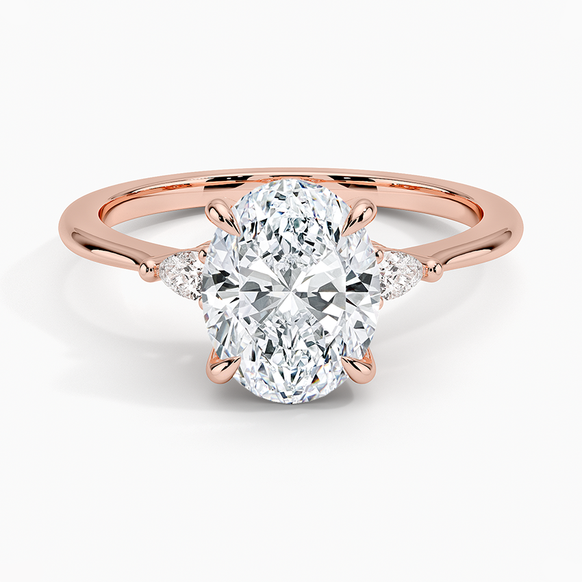 Aria Three Stone Diamond Engagement Ring  [Setting Only] - EC116