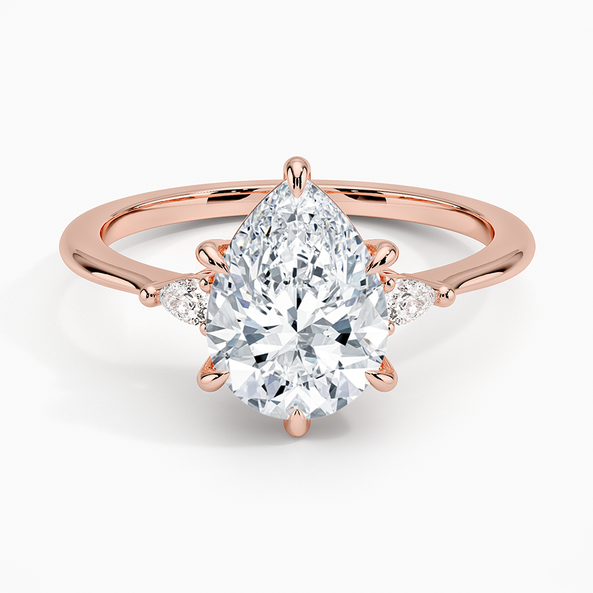 Aria Three Stone Diamond Engagement Ring  [Setting Only] - EC116
