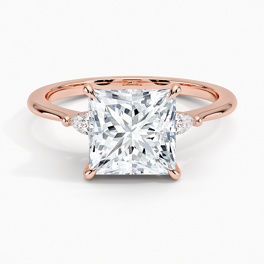 Aria Three Stone Diamond Engagement Ring  [Setting Only] - EC116