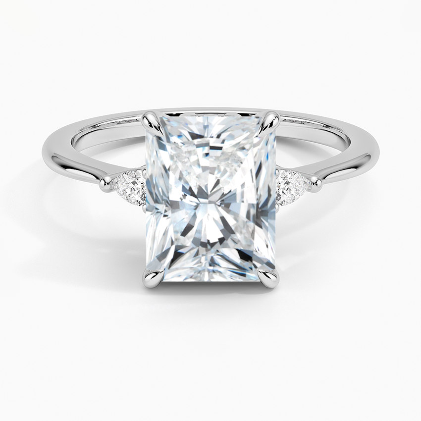 Aria Three Stone Diamond Engagement Ring  [Setting Only] - EC116
