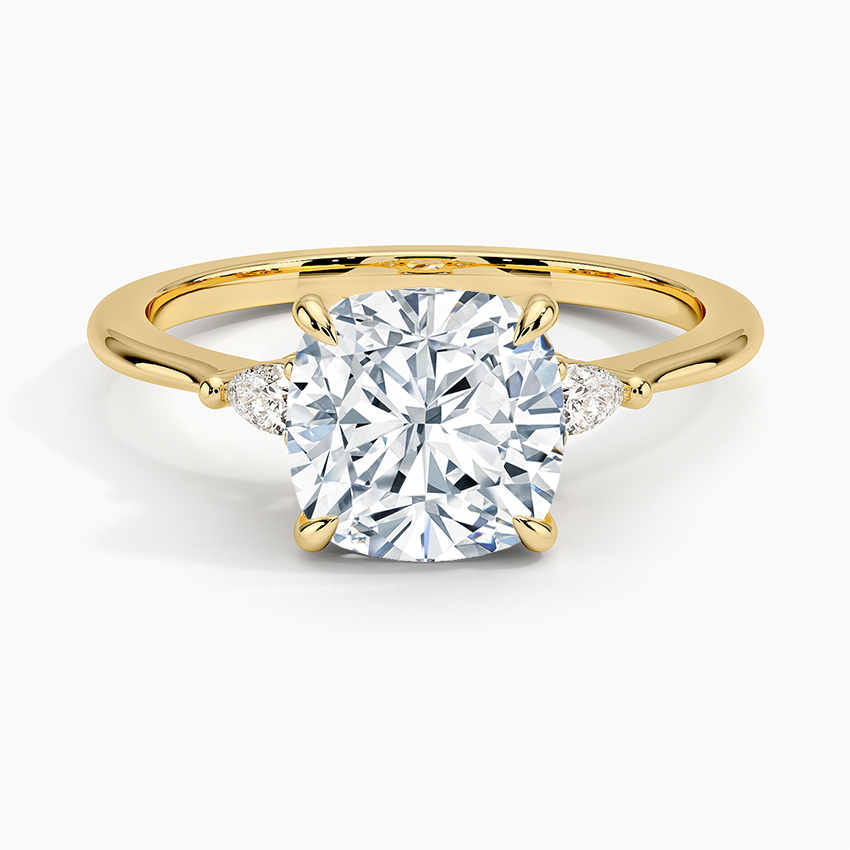 Aria Three Stone Diamond Engagement Ring  [Setting Only] - EC116