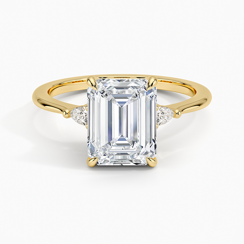 Aria Three Stone Diamond Engagement Ring  [Setting Only] - EC116
