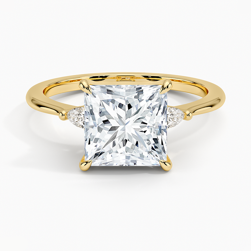 Aria Three Stone Diamond Engagement Ring  [Setting Only] - EC116