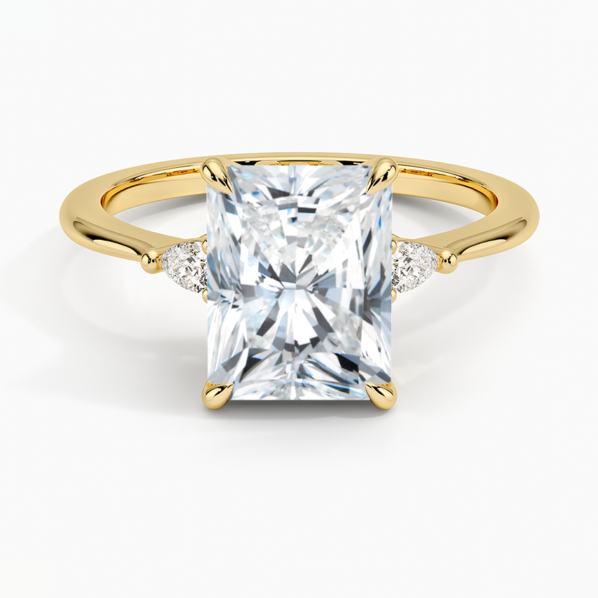 Aria Three Stone Diamond Engagement Ring  [Setting Only] - EC116