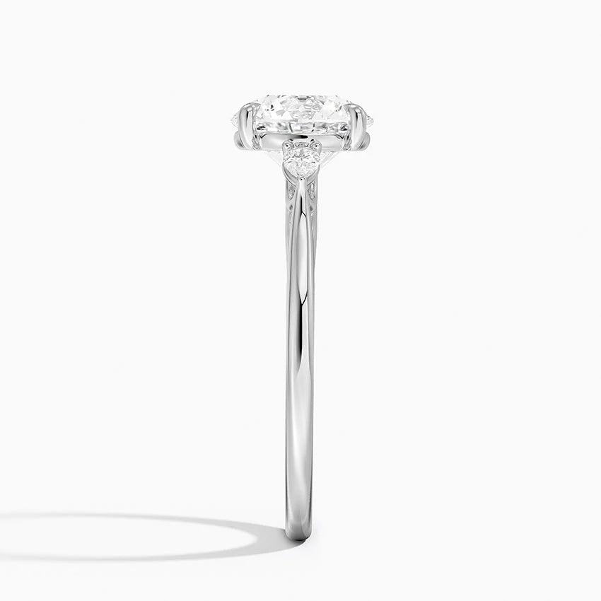 Aria Perfect Fit Three Stone Diamond Engagement Ring  [Setting Only] - EC119