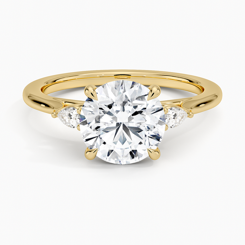 Aria Perfect Fit Three Stone Diamond Engagement Ring  [Setting Only] - EC119