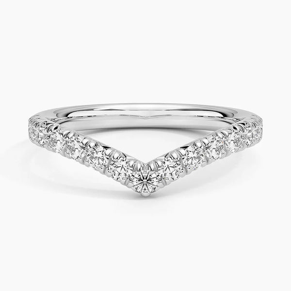 0.41CTW Sienna Contour Wedding Band Ring - LR58