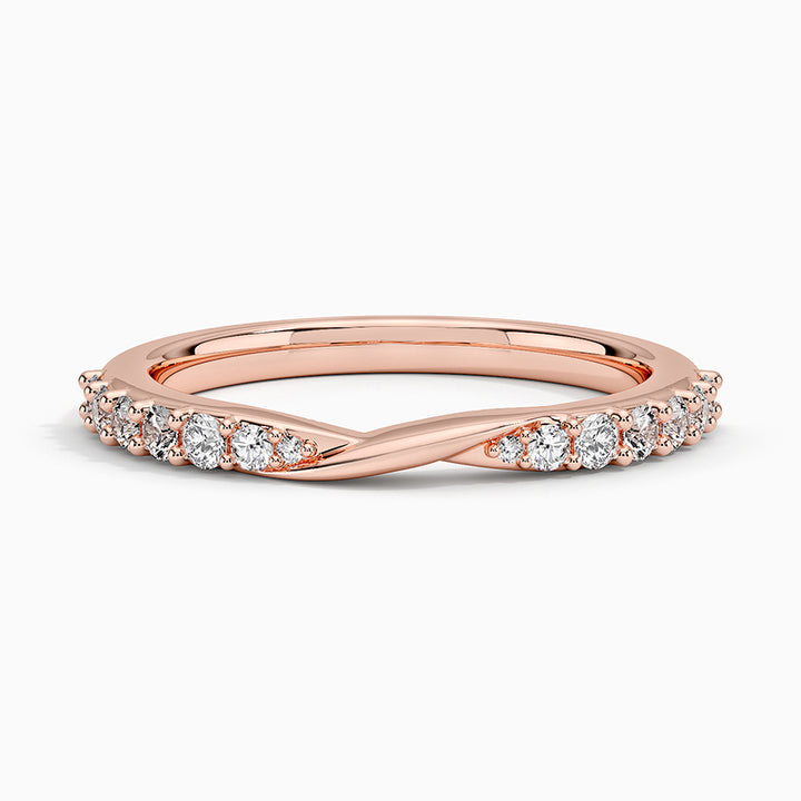 Luxe Lark Wedding Band Ring - LR68 - Roselle Jewelry
