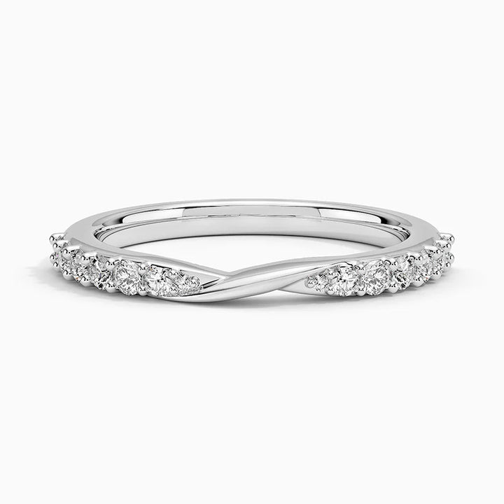 Luxe Lark Wedding Band Ring - LR68 - Roselle Jewelry