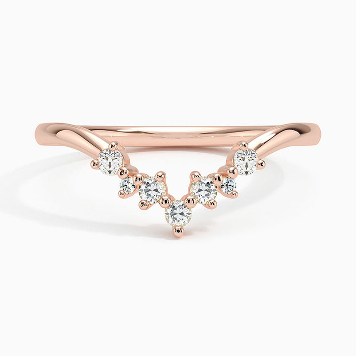 Caris Wedding Band Ring - LR65 - Roselle Jewelry