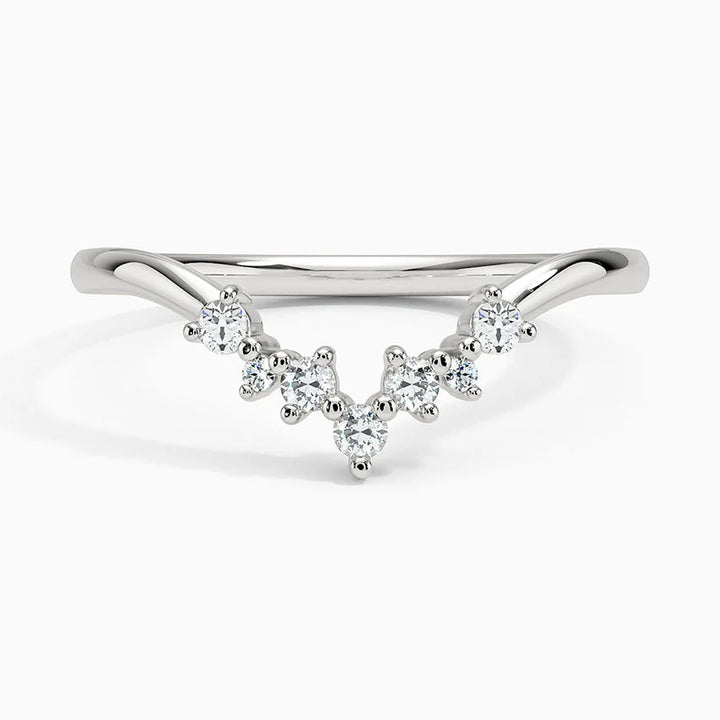 Caris Wedding Band Ring - LR65 - Roselle Jewelry