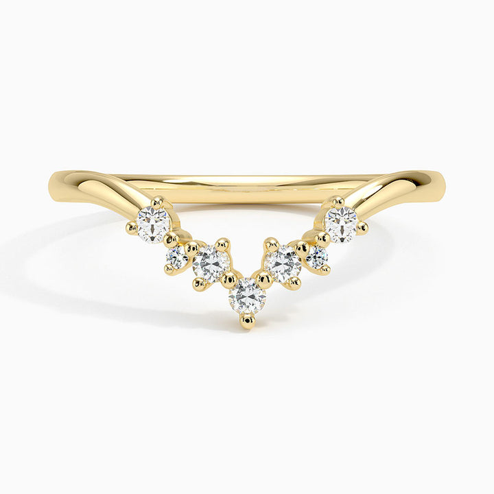 Caris Wedding Band Ring - LR65 - Roselle Jewelry