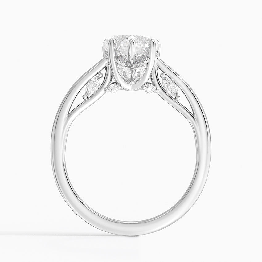 خاتم خطوبة سوليتير من مجموعة Secret Garden Adorned [戒托 فقط] - EC112