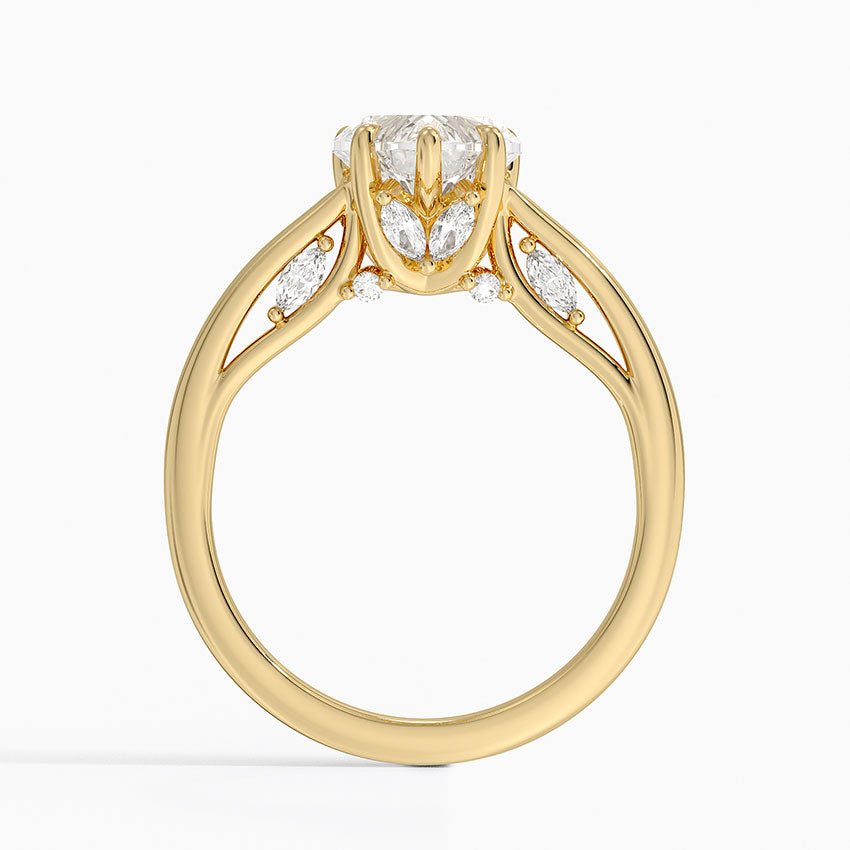 خاتم خطوبة سوليتير من مجموعة Secret Garden Adorned [戒托 فقط] - EC112