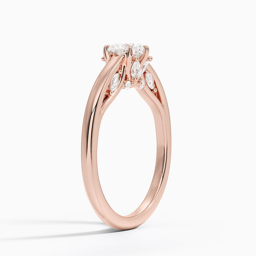 خاتم خطوبة سوليتير من مجموعة Secret Garden Adorned [戒托 فقط] - EC112