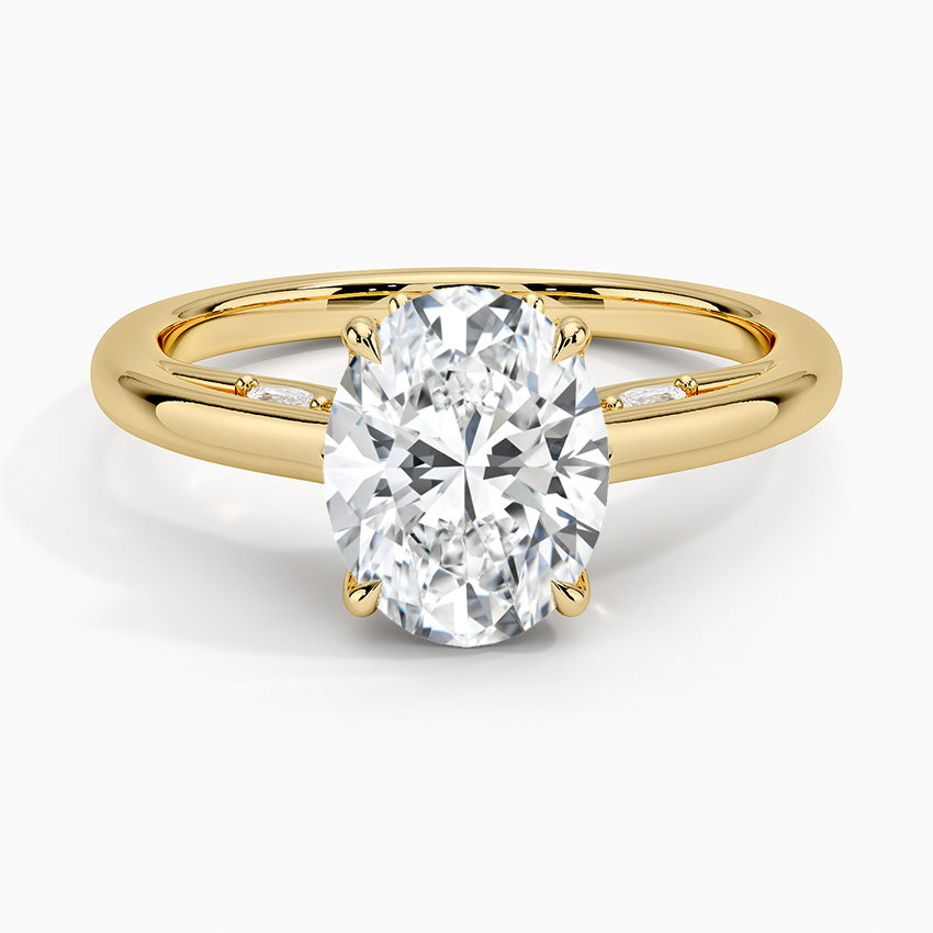 خاتم خطوبة سوليتير من مجموعة Secret Garden Adorned [戒托 فقط] - EC112