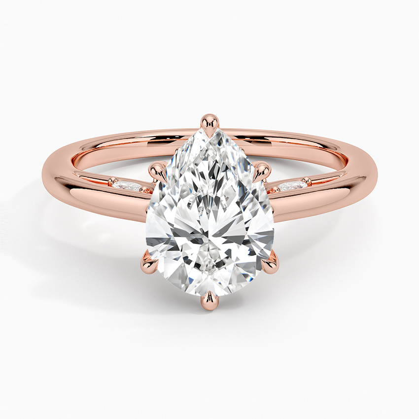 خاتم خطوبة سوليتير من مجموعة Secret Garden Adorned [戒托 فقط] - EC112