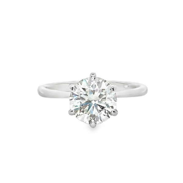 Six Prong Solitaire Engagement Ring [Setting Only] - KNT2S