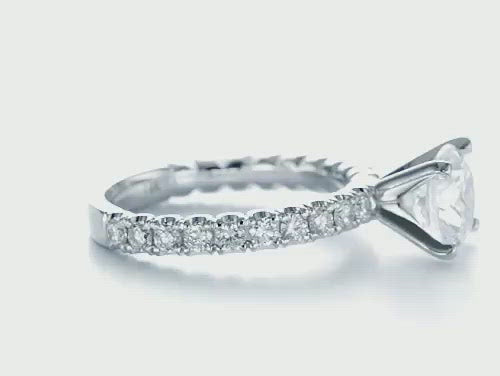 Classic Diamond Engagement Ring [Setting Only] - EC053