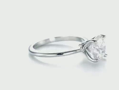 Custom Solitaire Diamond Engagement Ring [Setting Only] - EC070