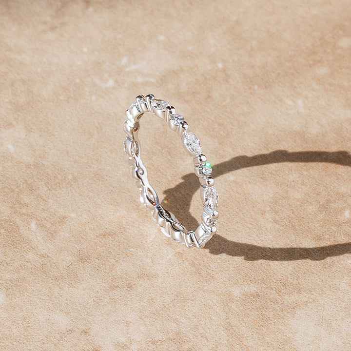 0.70CTW Versailles Eternity Wedding Band Ring - WR006 - Roselle Jewelry