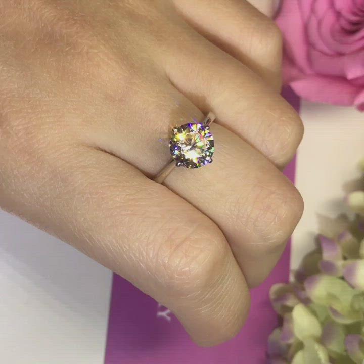 NT10 - Four Prong Solitaire Engagement Ring