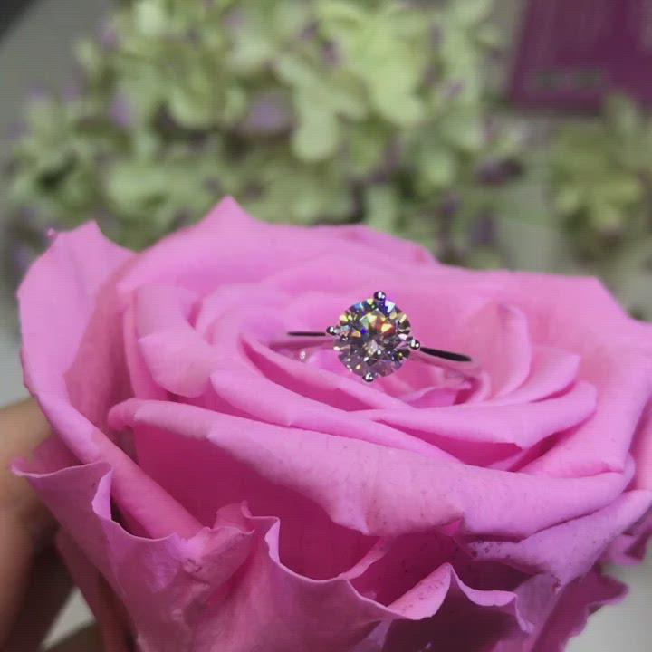 NT10 - Four Prong Solitaire Engagement Ring