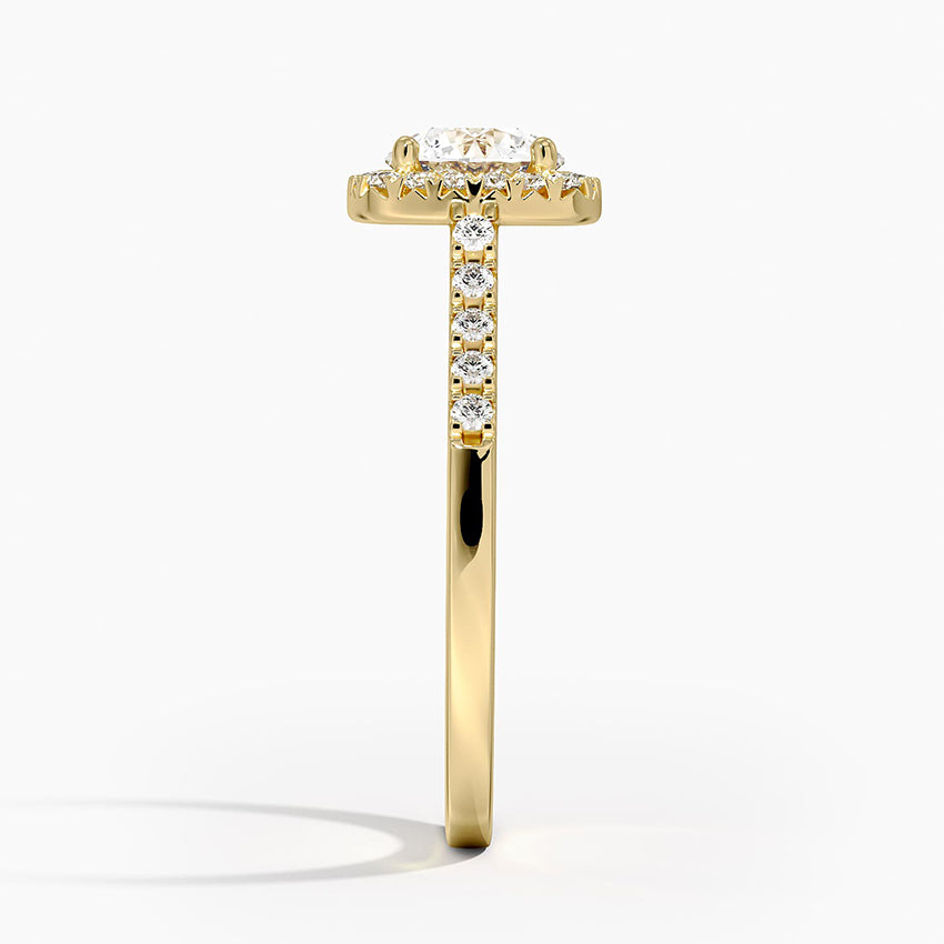 Odessa Halo Diamond Engagement Ring [Setting Only] - EC103