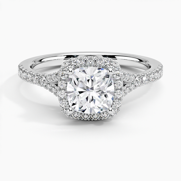 Joy Halo Diamond Engagement Ring [Setting Only] - EC101 - Roselle Jewelry