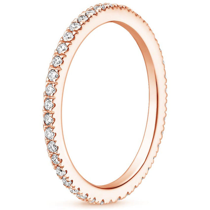 0.35ctw Ballad Eternity Diamond Wedding Band Ring - LR25 - Roselle Jewelry