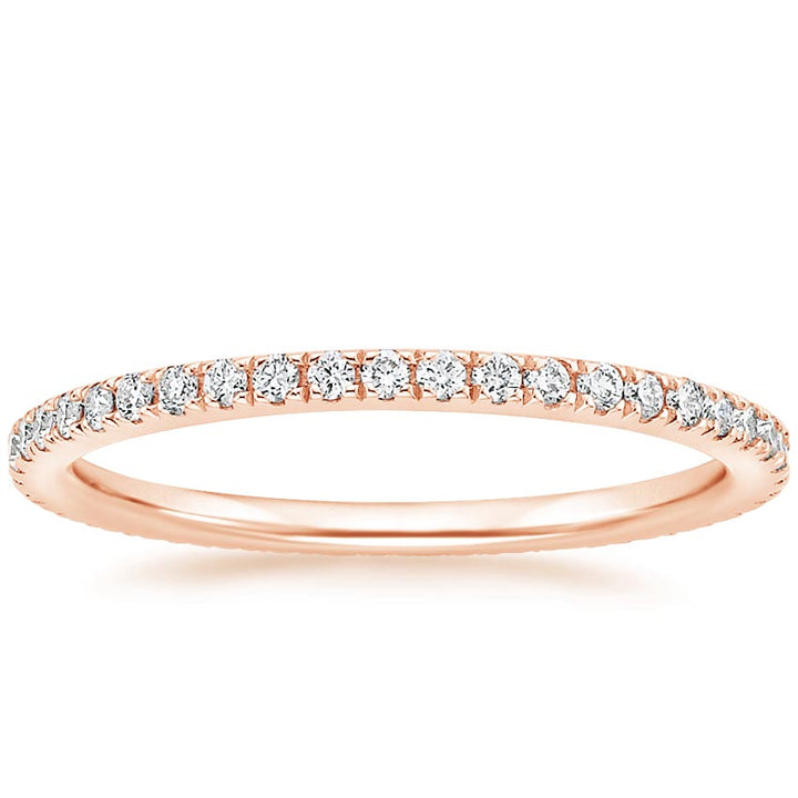 0.35ctw Ballad Eternity Diamond Wedding Band Ring - LR25 - Roselle Jewelry