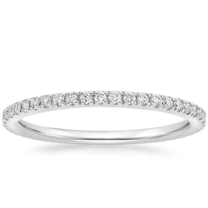 0.35ctw Ballad Eternity Diamond Wedding Band Ring - LR25 - Roselle Jewelry