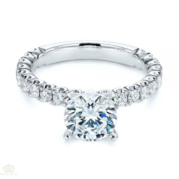 Classic Diamond Engagement Ring [Setting Only] - EC053 - Roselle Jewelry