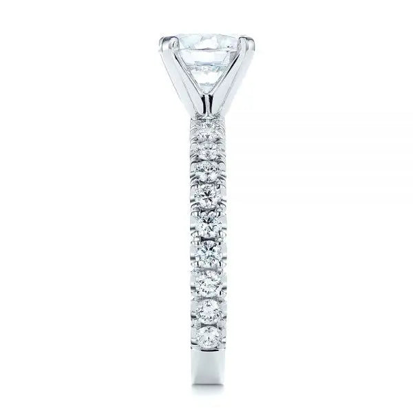 Classic Diamond Engagement Ring [Setting Only] - EC053 - Roselle Jewelry
