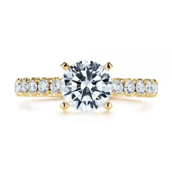 Classic Diamond Engagement Ring [Setting Only] - EC053 - Roselle Jewelry