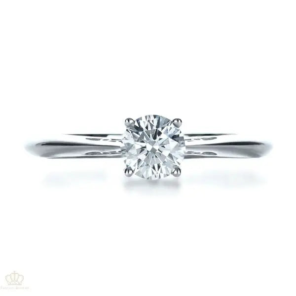 Custom Diamond And Filigree Engagement Ring [Setting Only] - EC074 - Roselle Jewelry