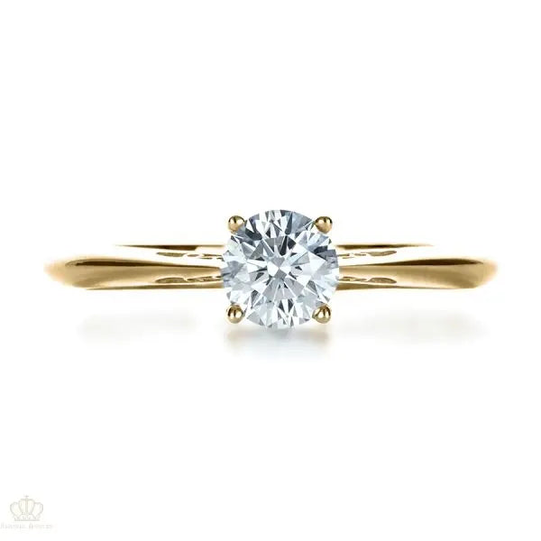 Custom Diamond And Filigree Engagement Ring [Setting Only] - EC074 - Roselle Jewelry
