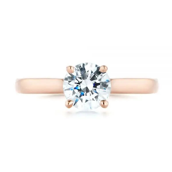 Vintage Diamond Solitaire Engagement Ring [Setting Only] - EC036 - Roselle Jewelry
