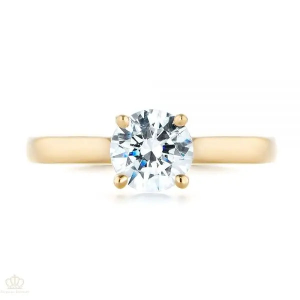 Vintage Diamond Solitaire Engagement Ring [Setting Only] - EC036 - Roselle Jewelry