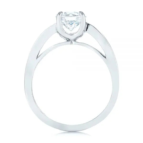 Double Strand Solitaire Diamond Engagement Ring [Setting Only] - EC031 - Roselle Jewelry