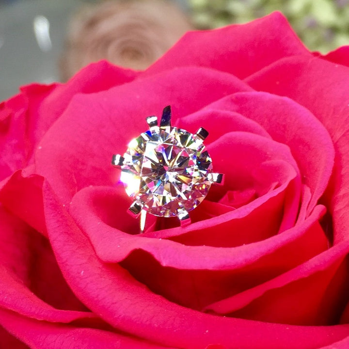 Six Prong Solitaire Engagement Ring - NT1 - Roselle Jewelry