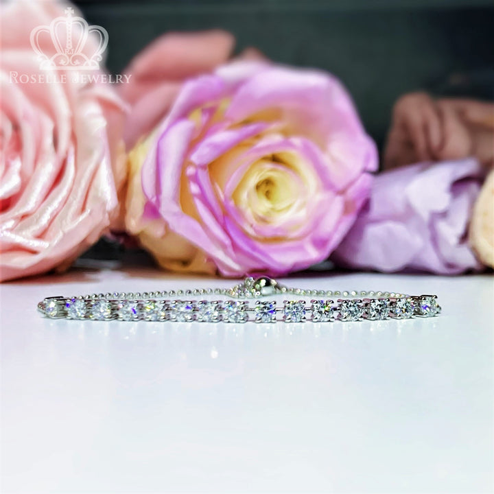 0.75CTW Four Prong Lab Grown Diamond Bracelet - LB002 - Roselle Jewelry