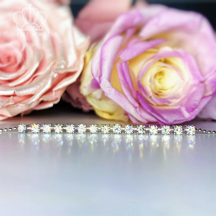 0.75CTW Four Prong Lab Grown Diamond Bracelet - LB002 - Roselle Jewelry