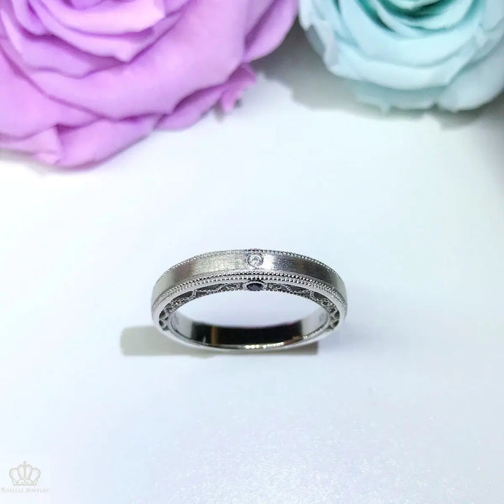 Vintage Men's Wedding Ring - MV1 - Roselle Jewelry