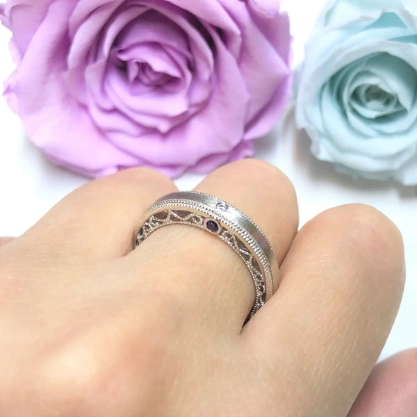 Vintage Men's Wedding Ring - MV1 - Roselle Jewelry
